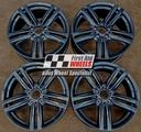 R400OG EXCHANGE SERVICE - BMW 1 2 SERIES 4x18" GENUINE STYLE 386M ORBIT GREY ALLOY WHEELS