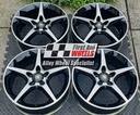 R366DCB EXCHANGE SERVICE - VAUXHALL ASTRA ZAFIRA SRI XP 4x18" PENTA GLOSS BLACK DIAMOND CUT ALLOY WHEELS