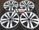 R230S EXCHANGE SERVICE - BMW 3 SERIES E90 4x17" GENUINE STYLE 161 SILVER ALLOY WHEELS