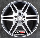 R139DCA EXCHANGE SERVICE - MERCEDES C-CLASS W204 4x17" AMG ANTHRACITE DIAMOND CUT ALLOY WHEELS