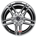 R438SC EXCHANGE SERVICE - MERCEDES A CLASS W176 B CLA 4x18" AMG SHADOW CHROME OEM ALLOY WHEELS
