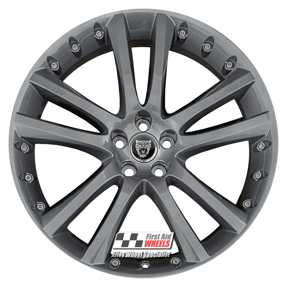 R180G EXCHANGE SERVICE - JAGUAR XF 4x20" GENUINE SENTA 8.5J GREY REFURBISHED ALLOY WHEELS