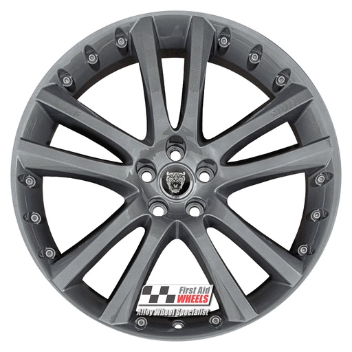 R180G EXCHANGE SERVICE - JAGUAR XF 4x20" GENUINE SENTA 8.5J GREY REFURBISHED ALLOY WHEELS
